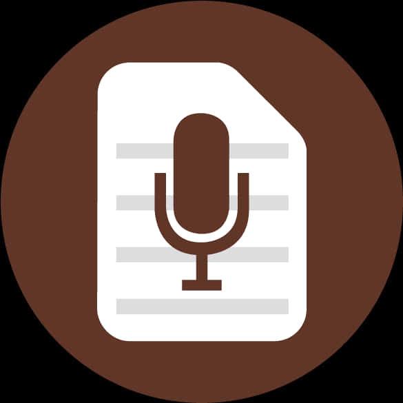 Audio Document Icon PNG