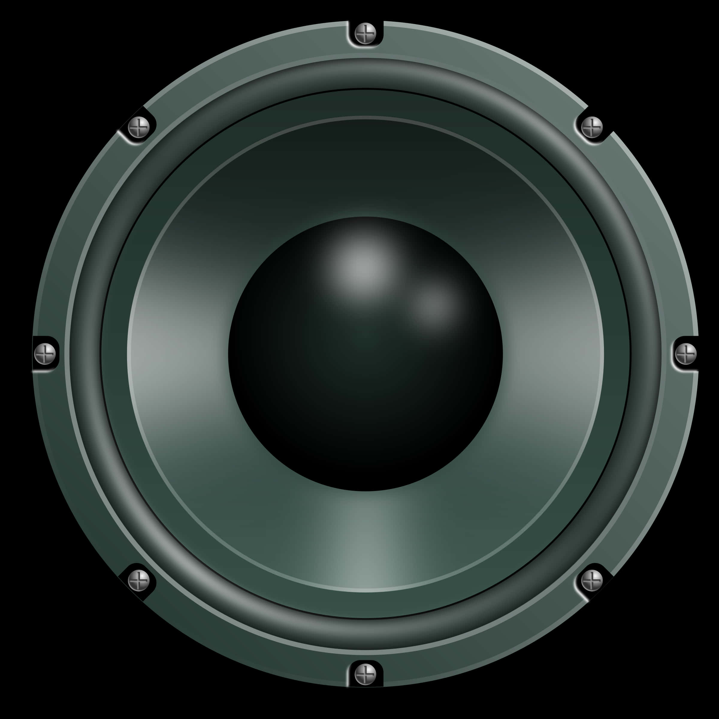 Audio Speaker Closeup Illustration PNG