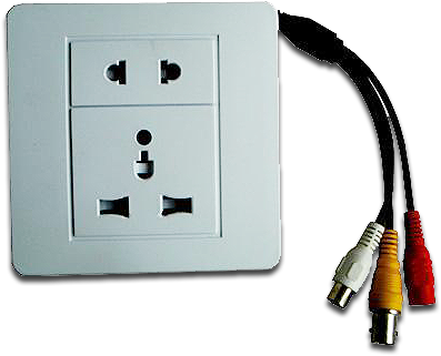 Audio Video Cablesand Wall Outlet PNG