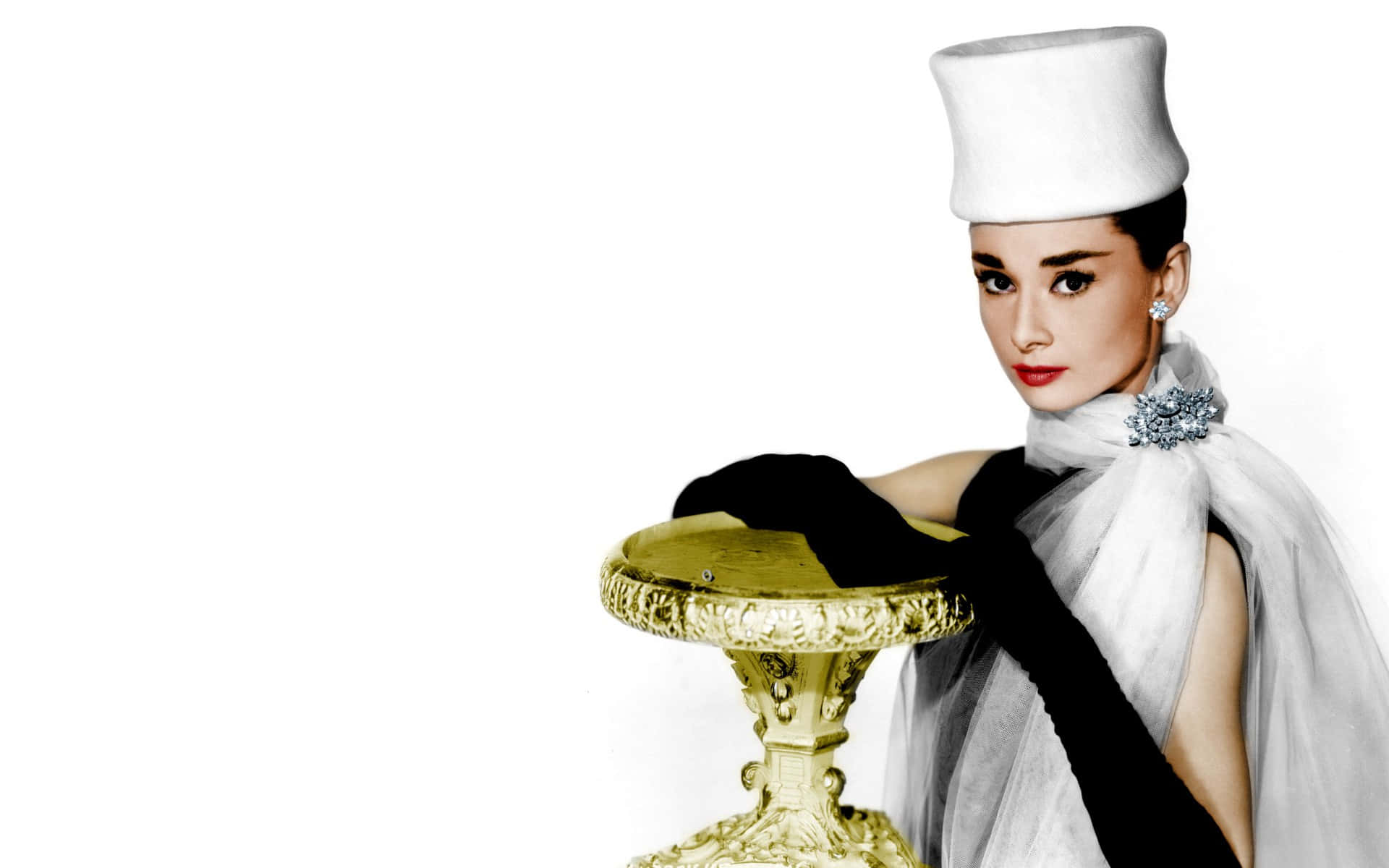 Ikoneder Hollywood-schauspielerin Audrey Hepburn