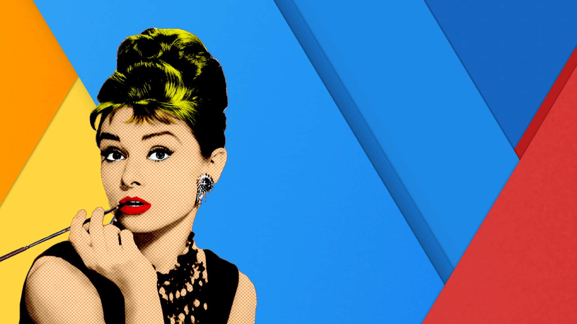 "The eternal elegance of Audrey Hepburn".