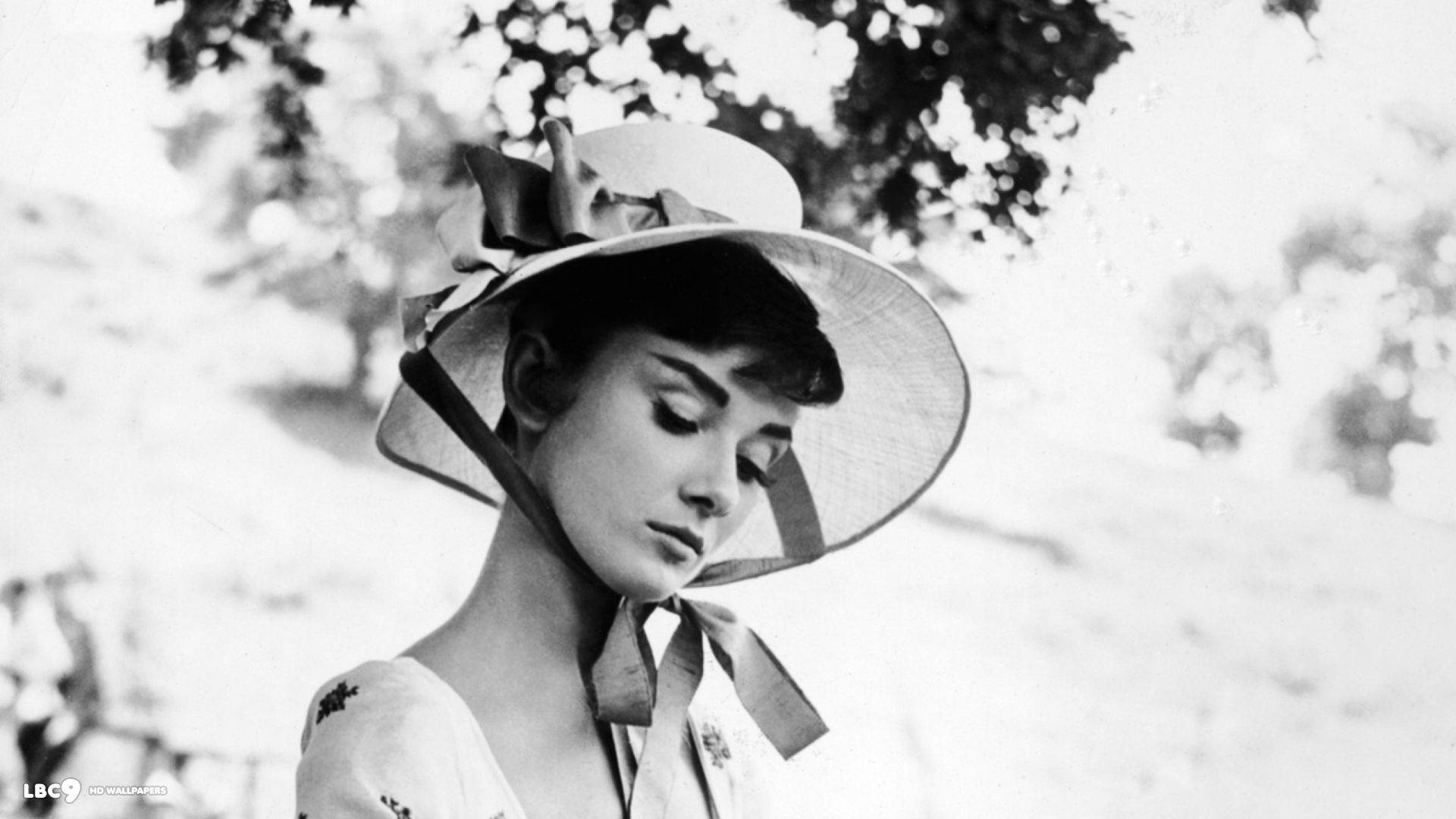 Audrey Hepburn I Bred Hat Wallpaper