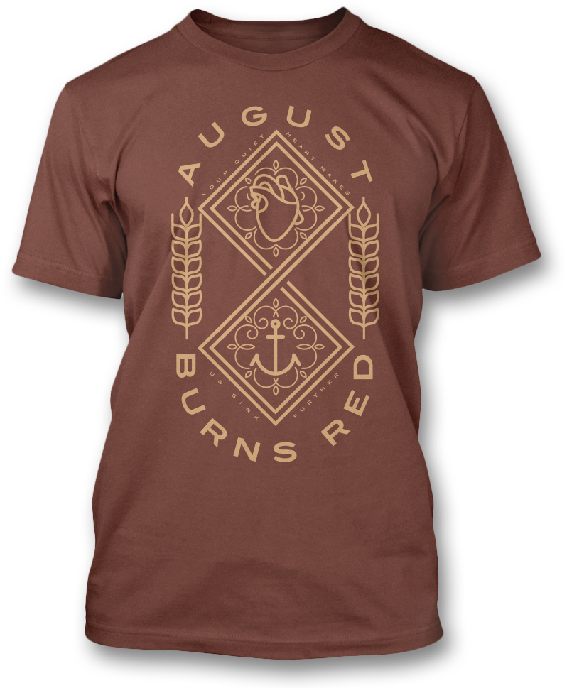 August Burns Red Band T Shirt Design PNG