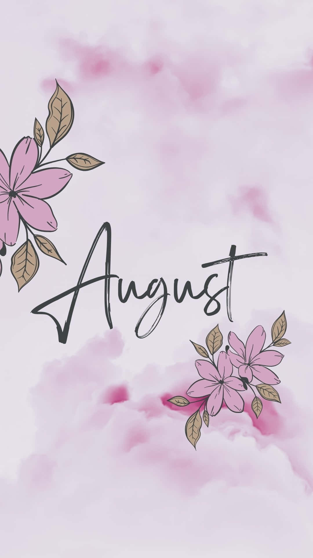 Download August Floral Aesthetic Wallpaper Wallpaper | Wallpapers.com