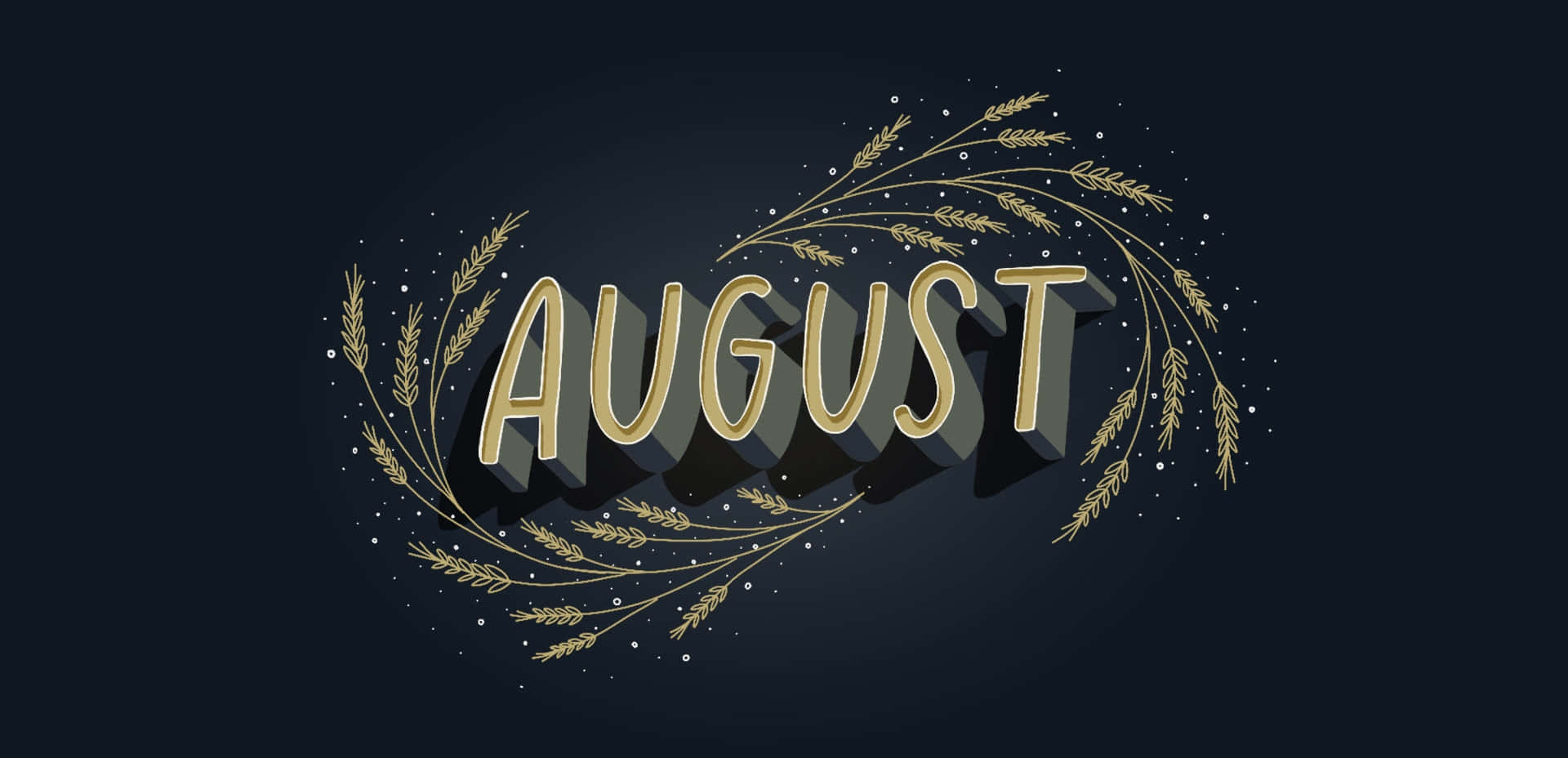 August3 D Golden Wheat Desktop Background Wallpaper