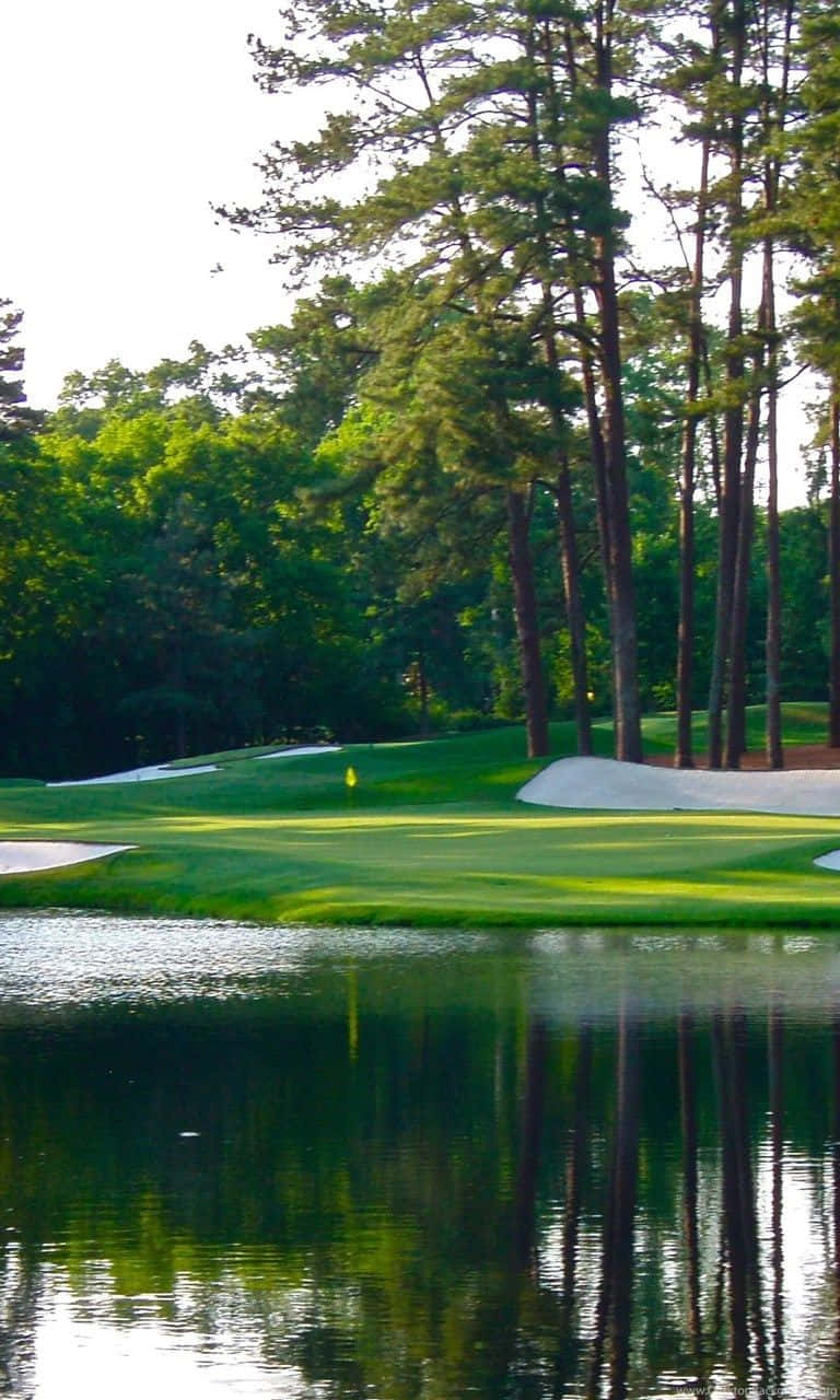 Den perfekt designede Augusta National Golf Course Wallpaper