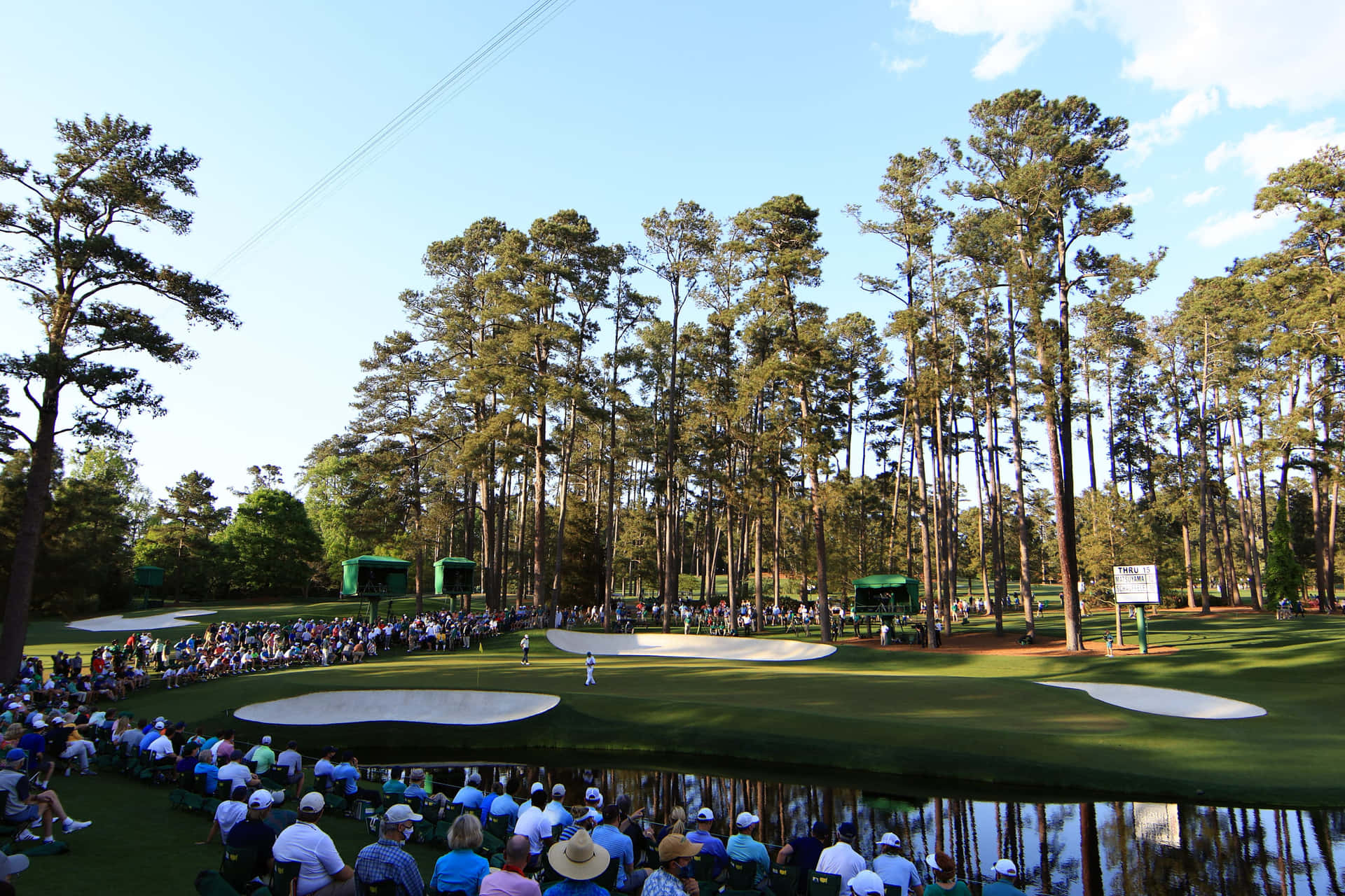 A View of Augusta National Golf Course Wallpaper