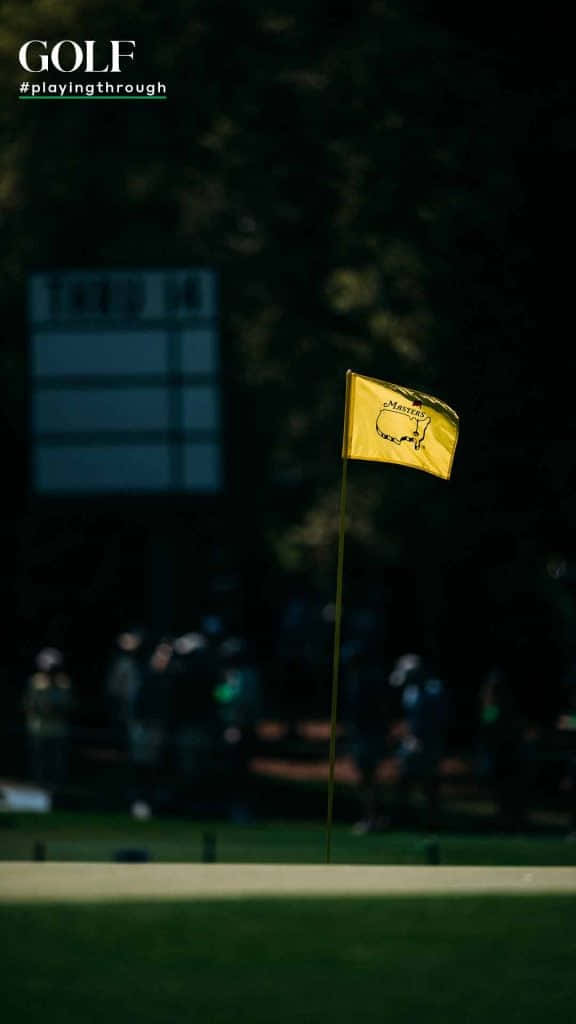"revel In The Scenic Beauty Of Augusta National Golf Club On Your Iphone" Wallpaper