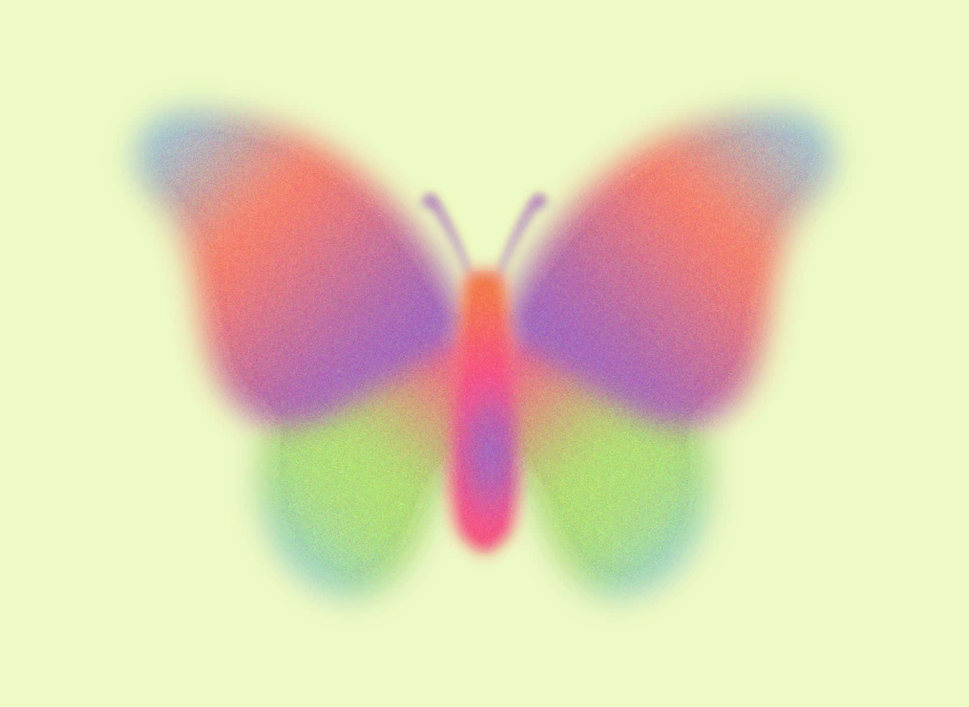 Æstetisk sommerfugl aura baggrund til skrivebordscomputer.