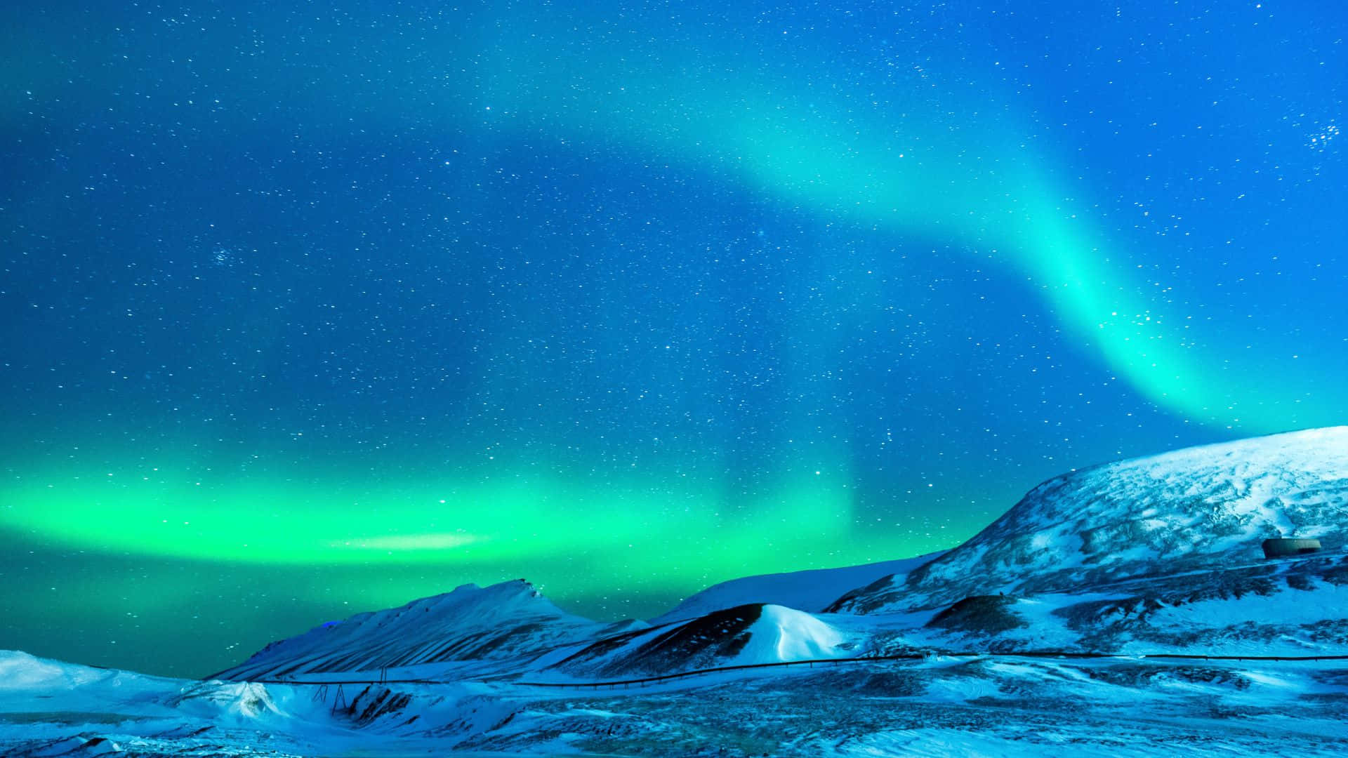 "Spectacular View of the Aurora Borealis" Wallpaper