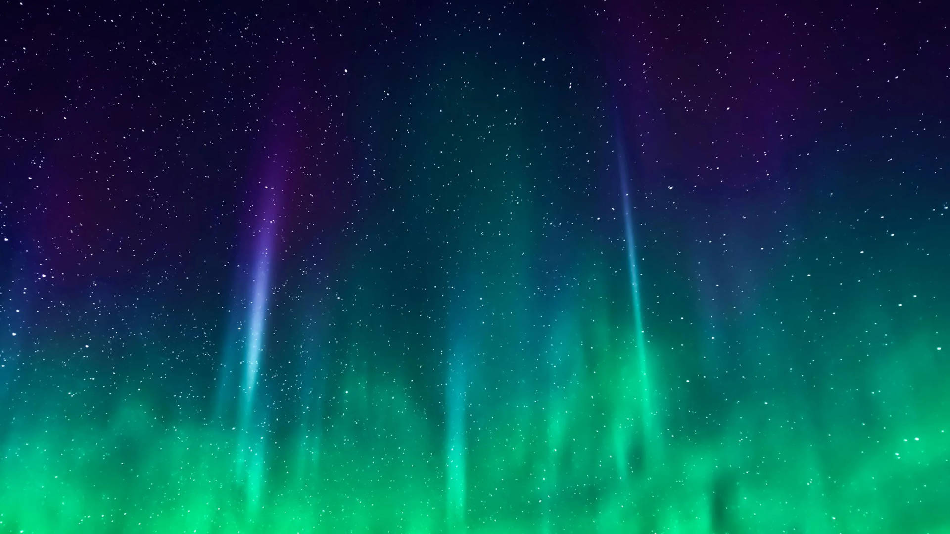 Aurora Borealis Night Sky Stars Wallpaper