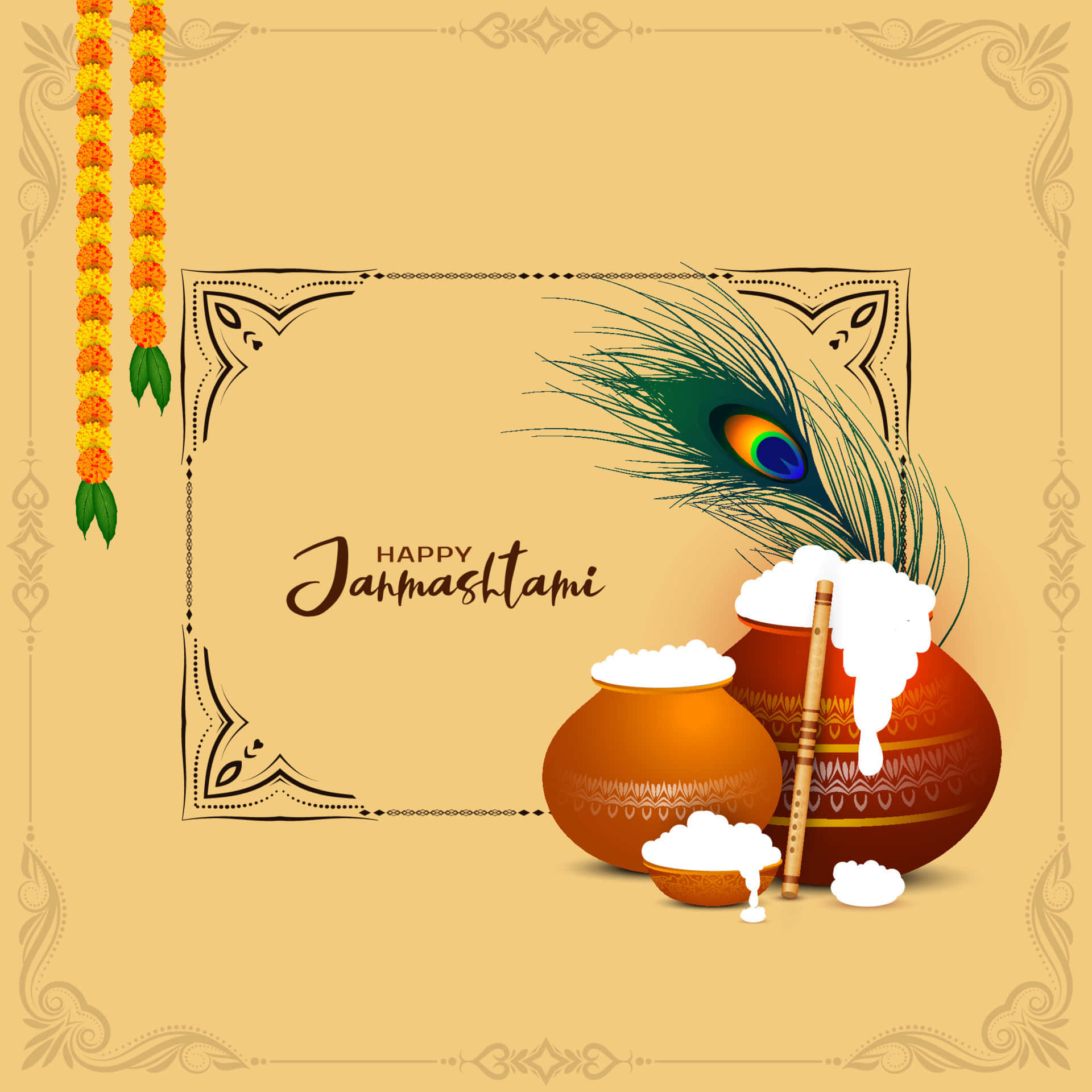 Auspicious Celebration Of Krishna Janmashtami