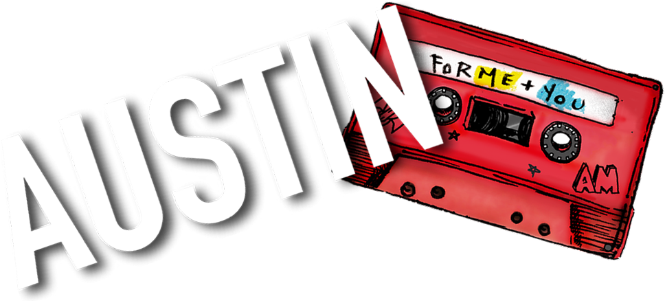 Austin Cassette Tape Graphic PNG