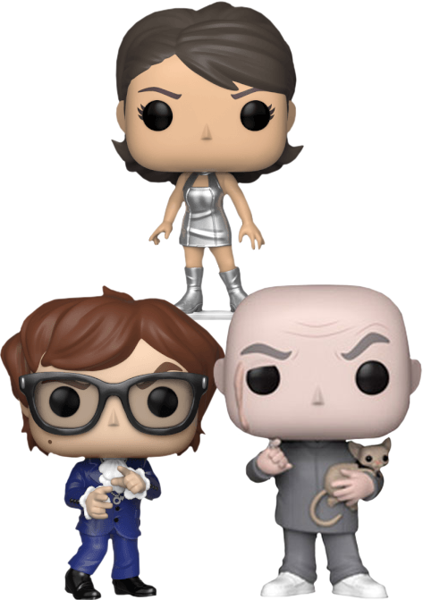 Austin Powers Funko Pop Collection PNG