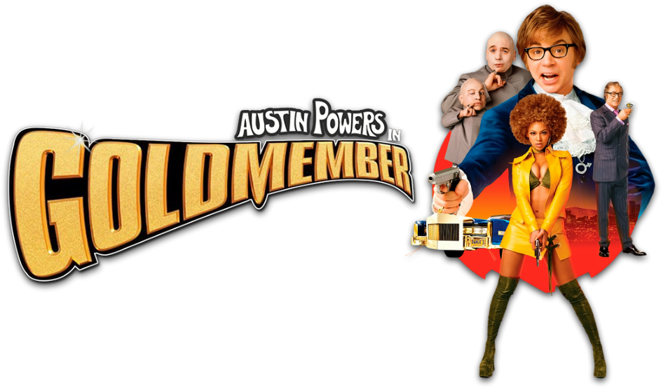 Austin Powers Goldmember Movie Promo PNG