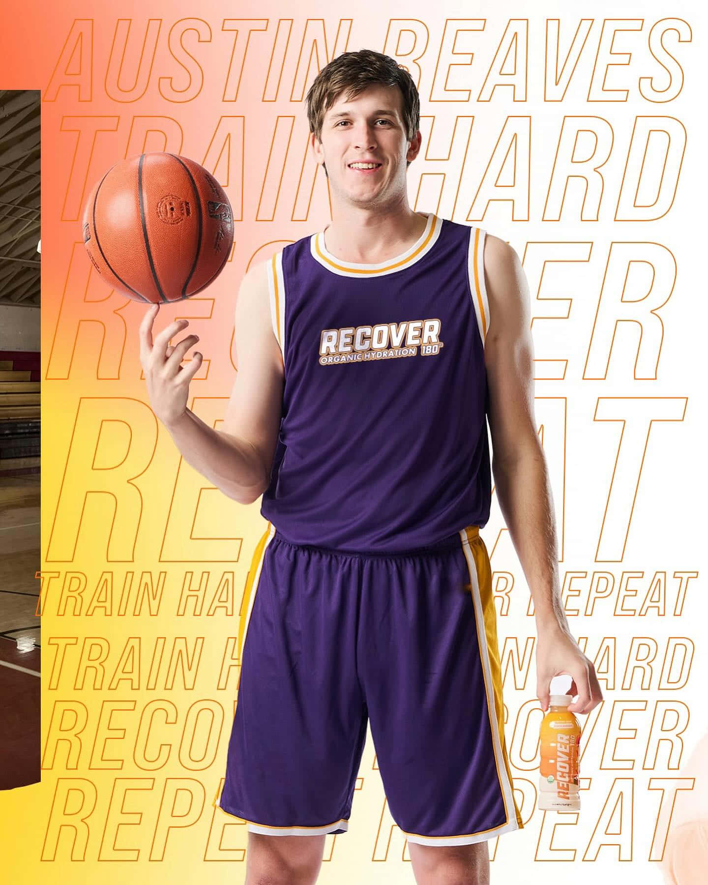Austin Reaves Basketball Promotion Wallpaper