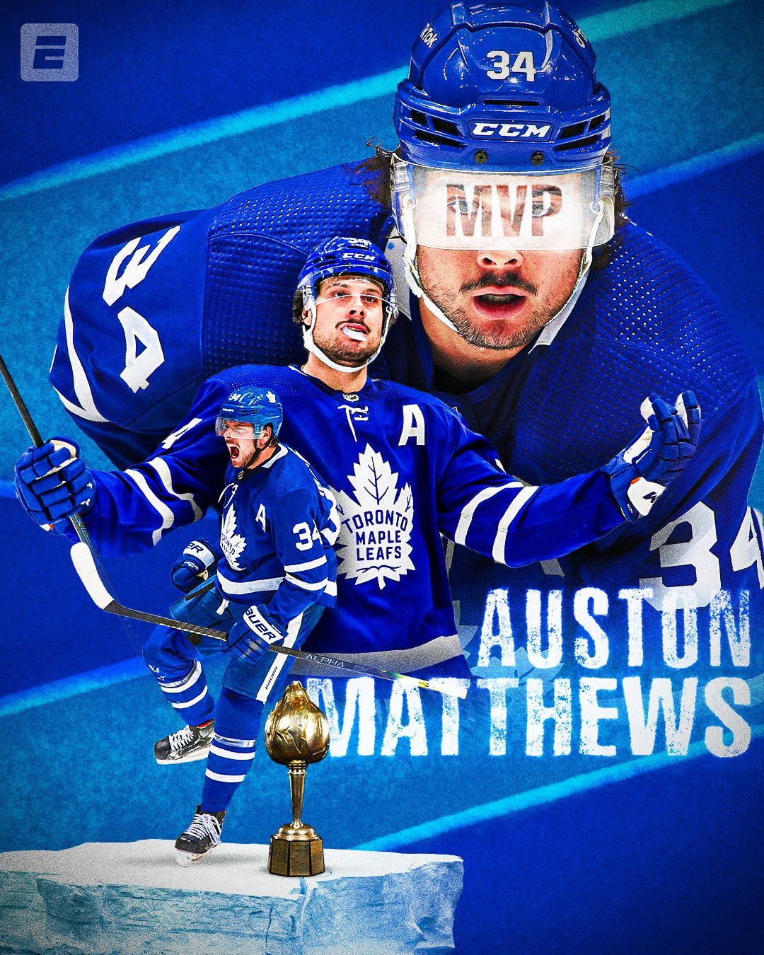 Auston Matthews Hockey MVP Wallpaper