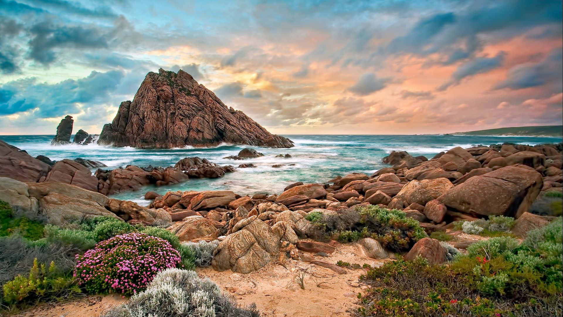 Rolig Australsk Strand Bakgrunnsbildet