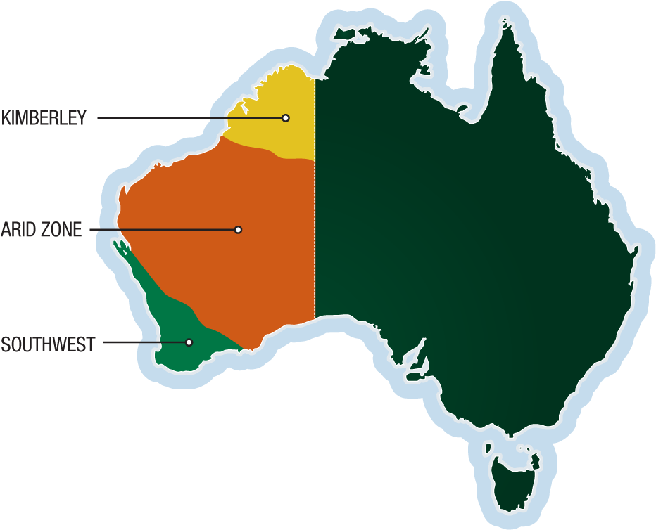 Australia Climate Zones Map PNG