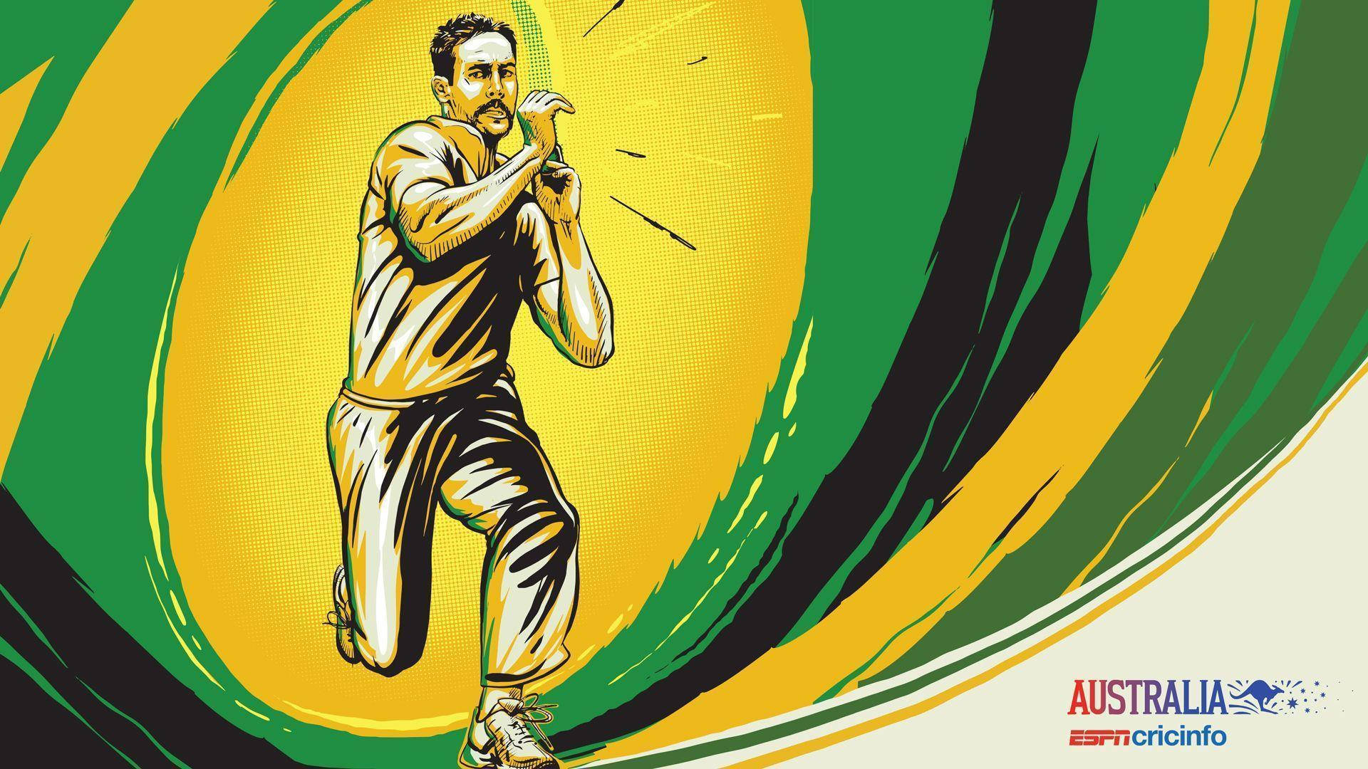 Australia Cricket Player Digital Art