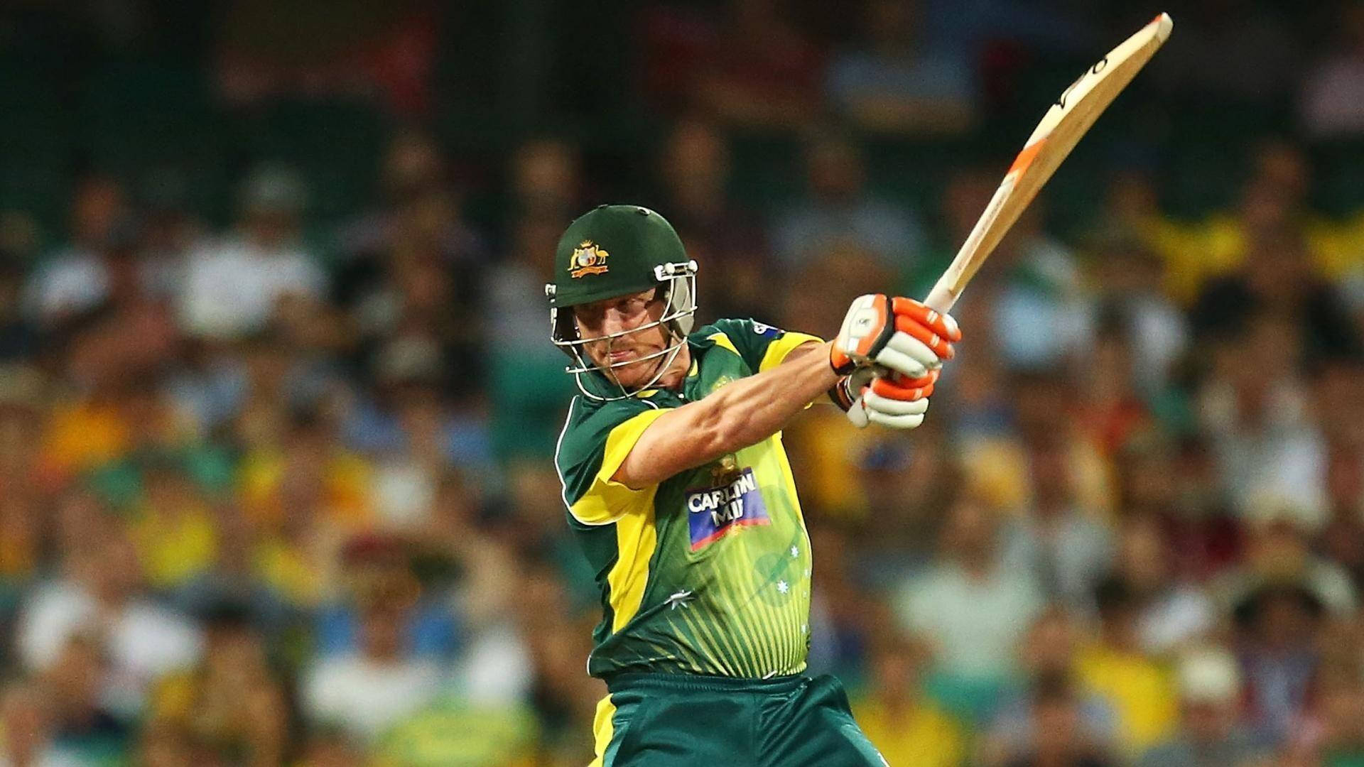 Australia Cricket Steve Smith Swinging Bat