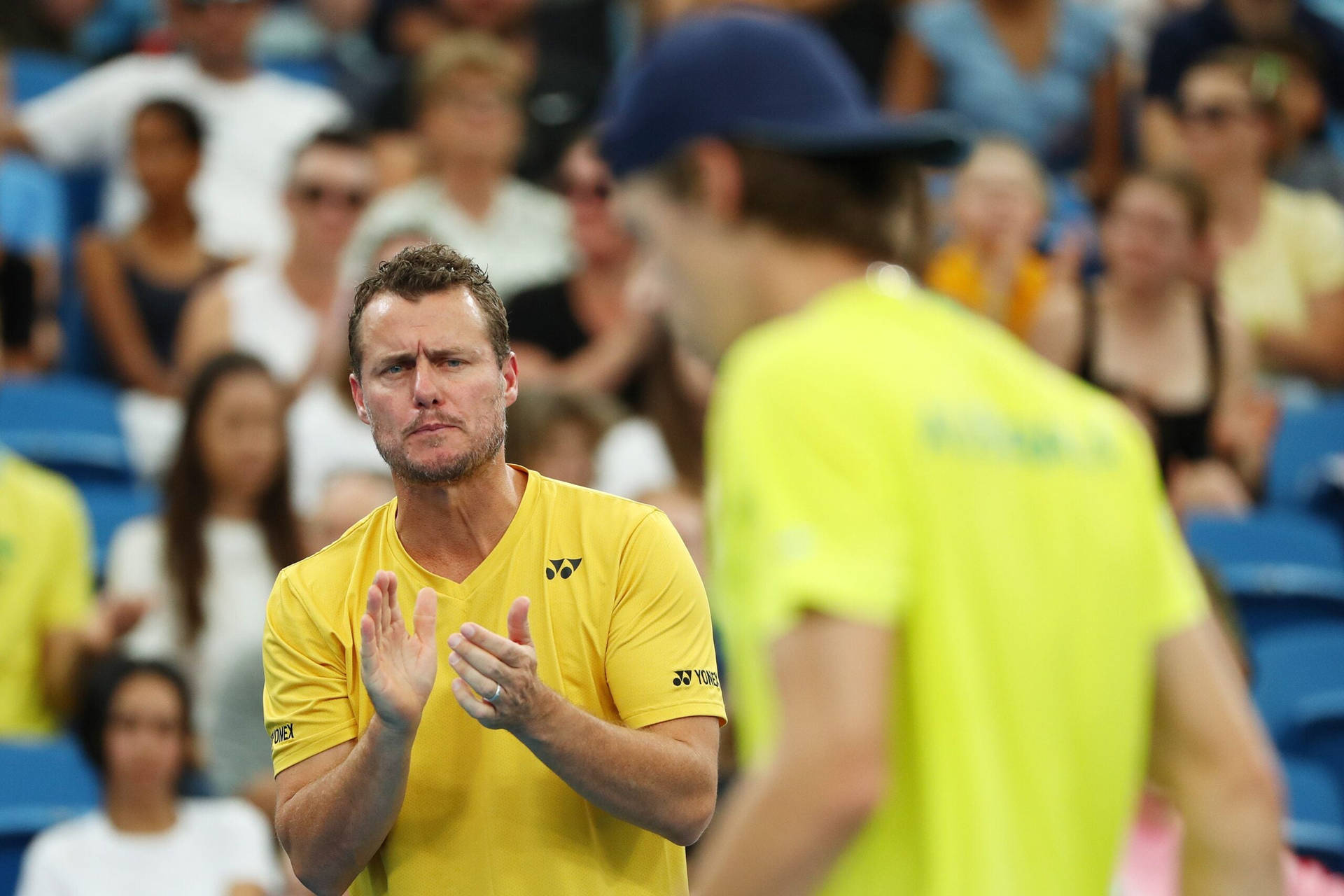 Australiens Davis Cup-holds captain Lleyton Hewitt. Wallpaper