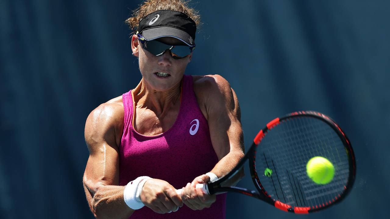 Jugadorade Tenis Australiana Famosa Samantha Stosur Fondo de pantalla