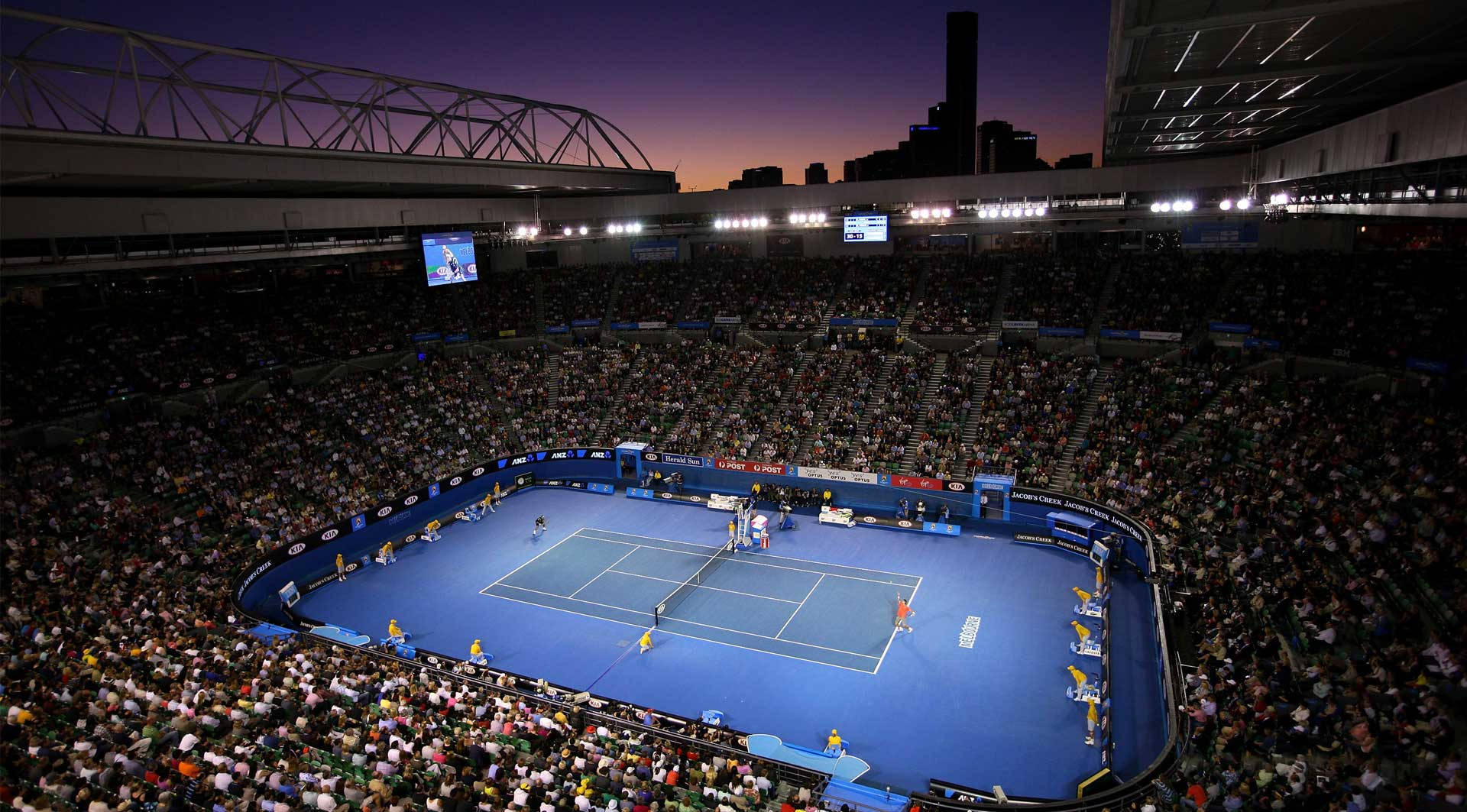 Australian Open Arena Aerial Photograph Background