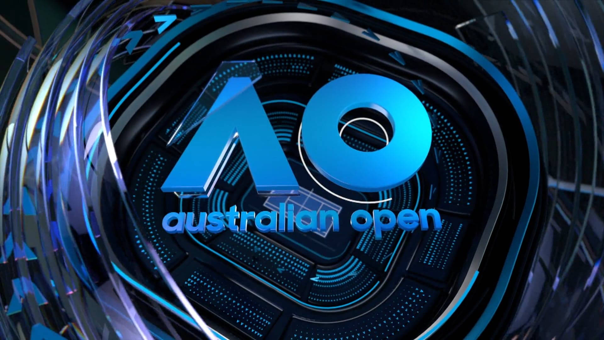 Australian Open Digitally Rendered Logo Background