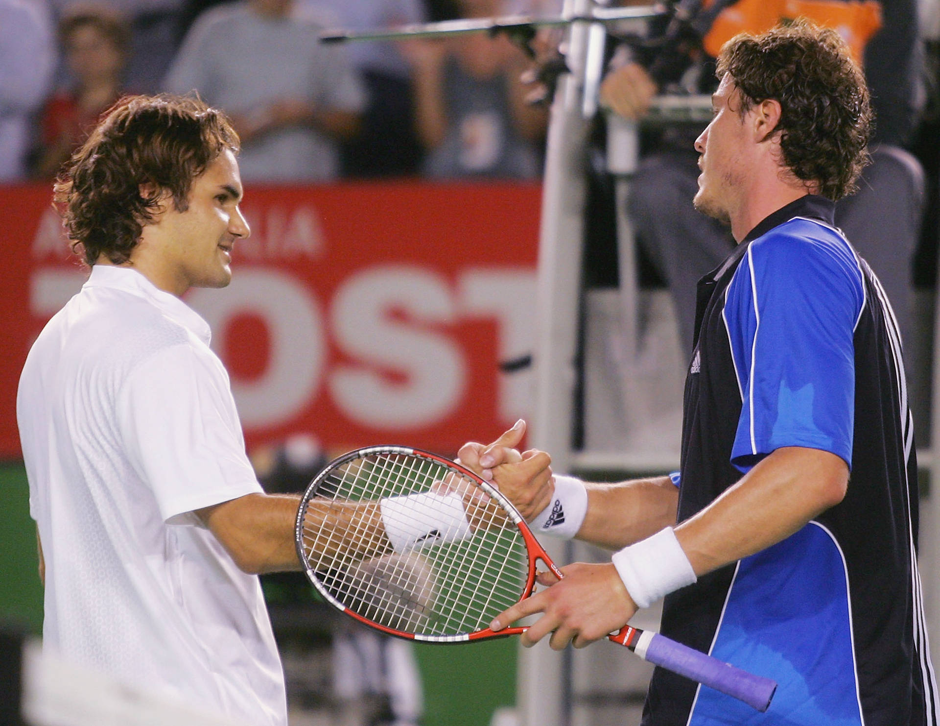 Australian Open Grand Slam Marat Safin Roger Federer Background