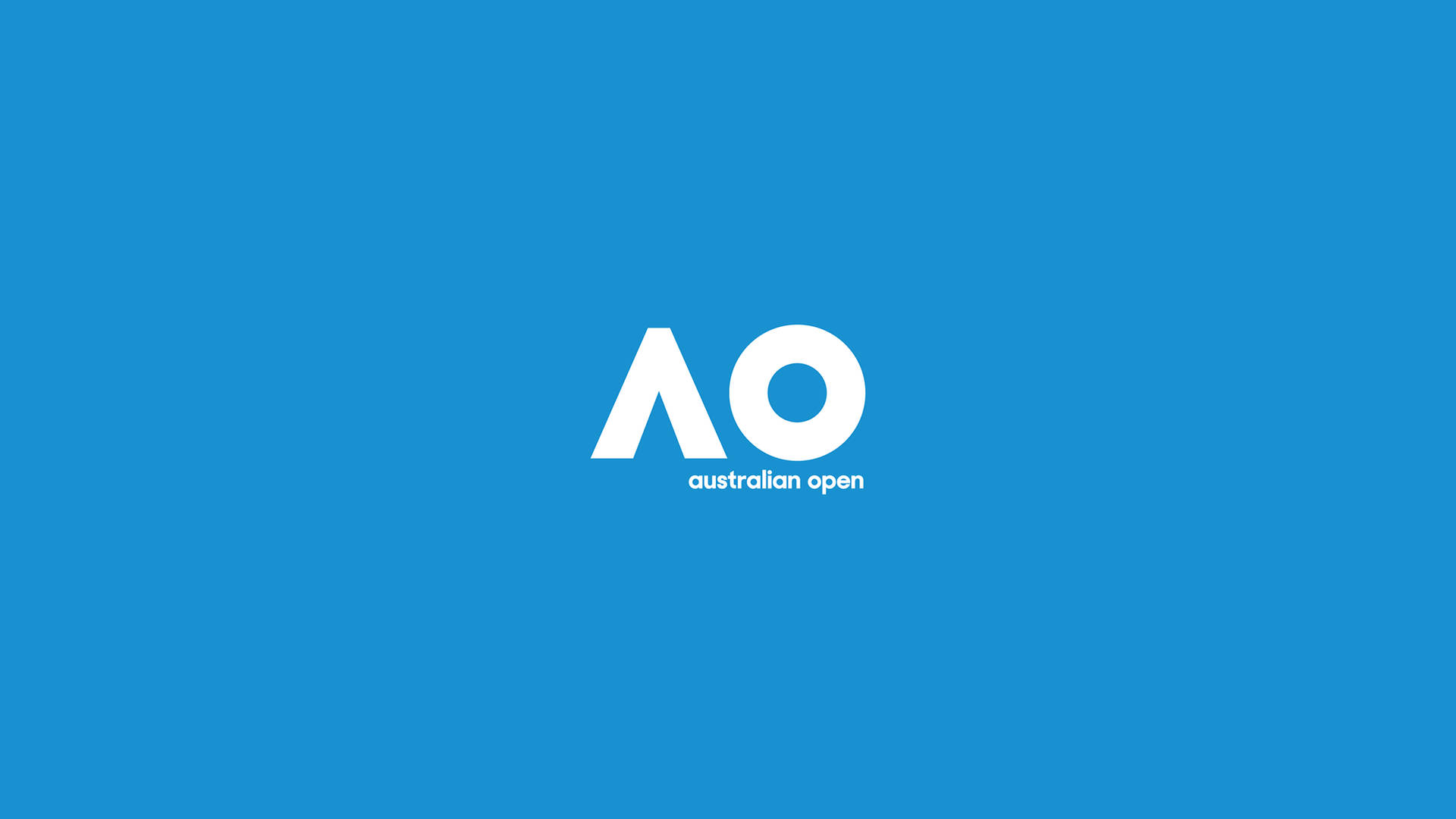 Australian Open Minimalist In Blue Picture