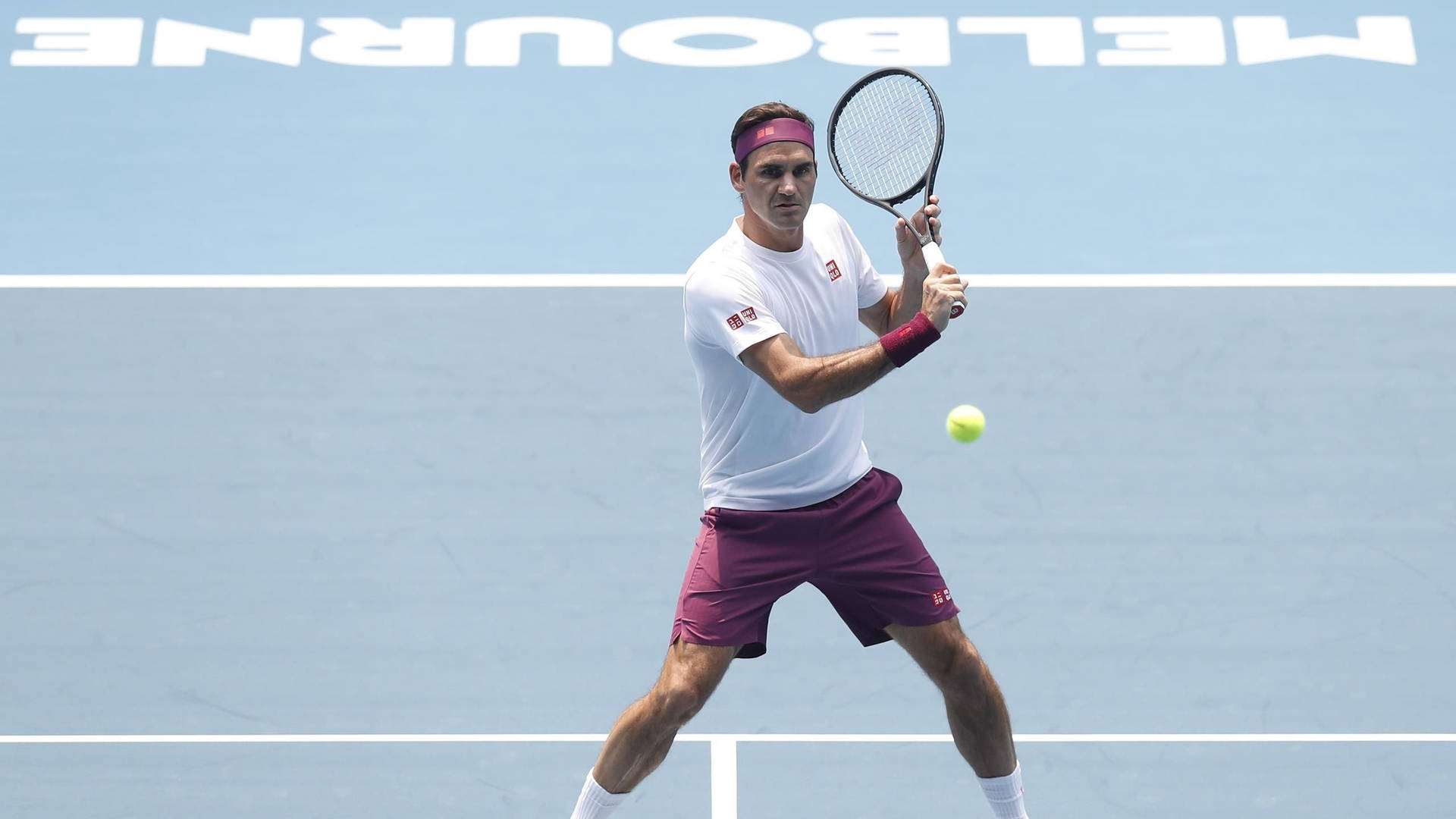Australian Open Tennis Superstar Roger Federer Background