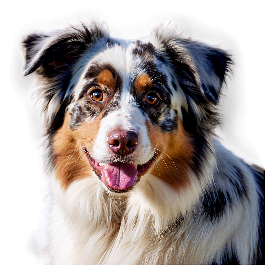 Australian Shepherd Close-up Png 91 PNG