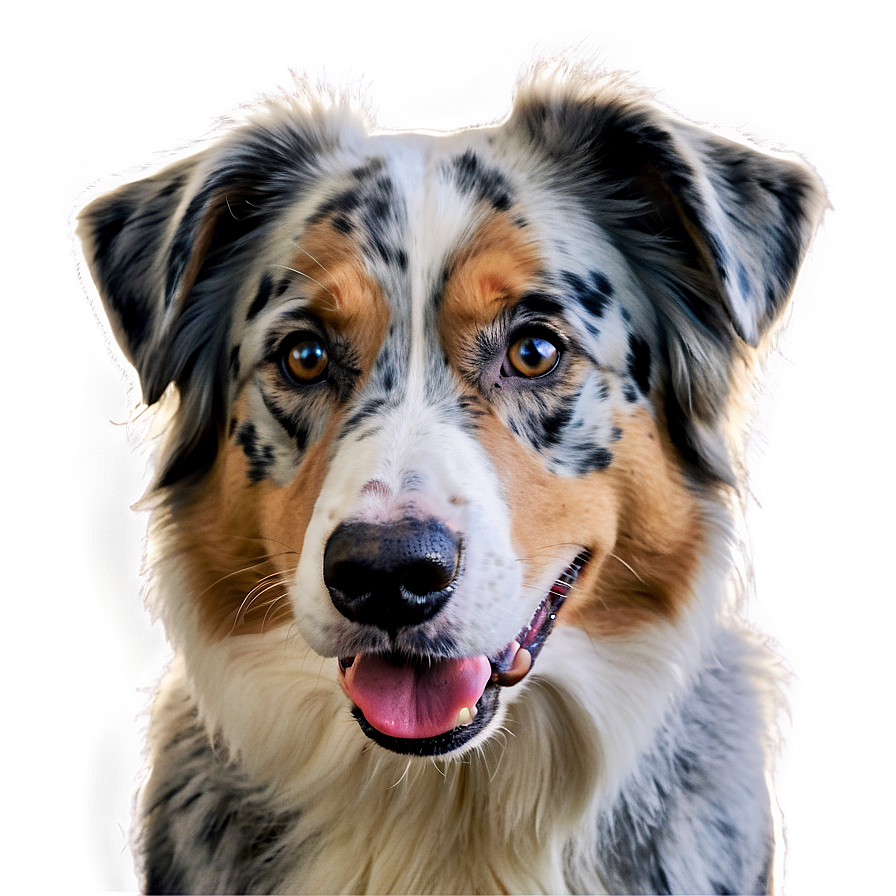 Australian Shepherd In Field Png Gnp3 PNG