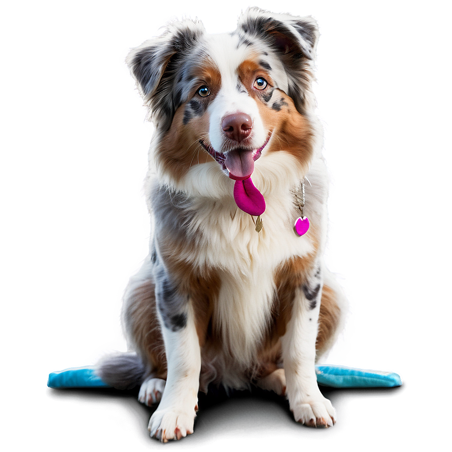 Australian Shepherd In Winter Png 82 PNG