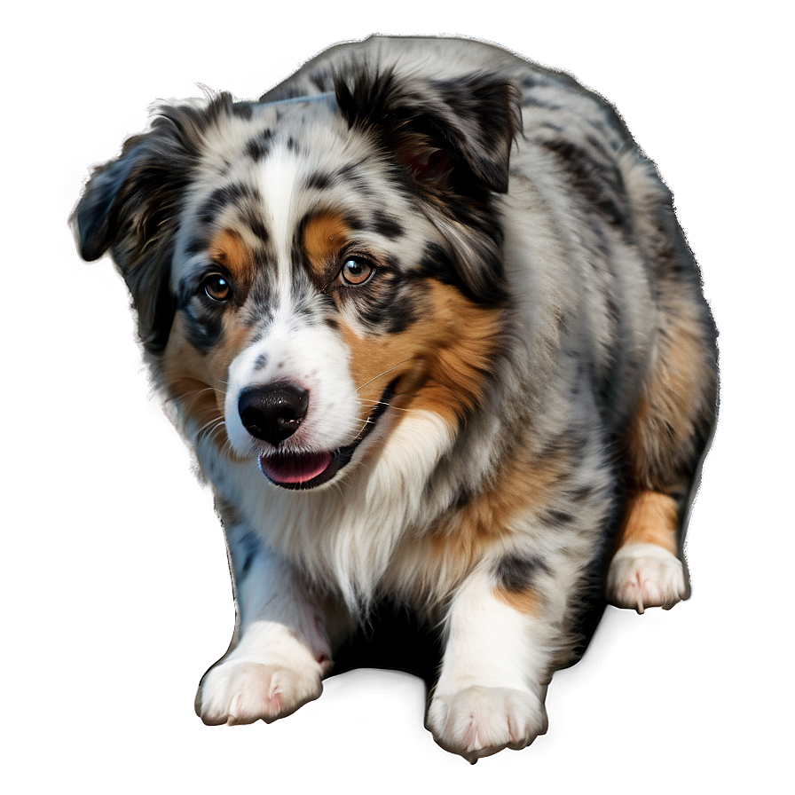 Australian Shepherd On Beach Png Jaq PNG