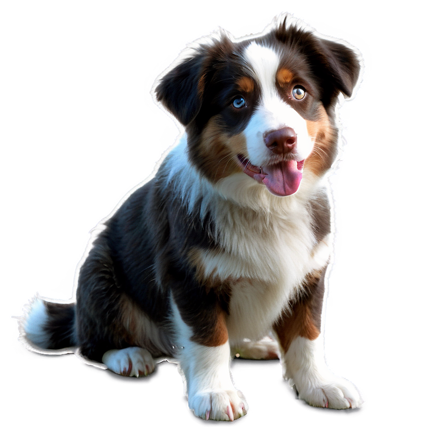 Australian Shepherd On Farm Png 06202024 PNG