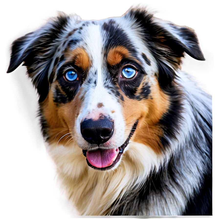 Australian Shepherd With Blue Eyes Png Fps PNG