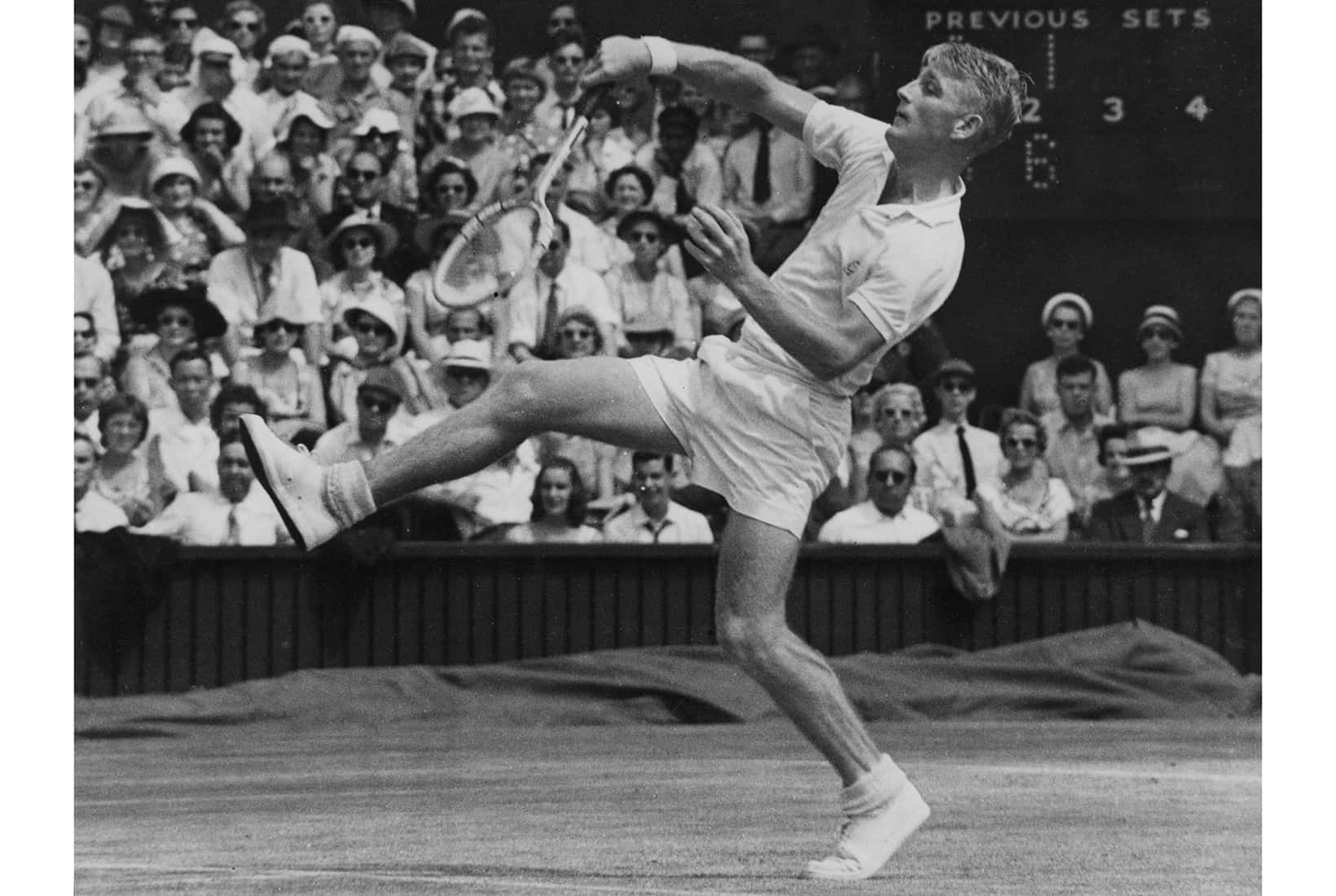 Australischertennisspieler Lew Hoad Wimbledon Herrenfinale Wallpaper