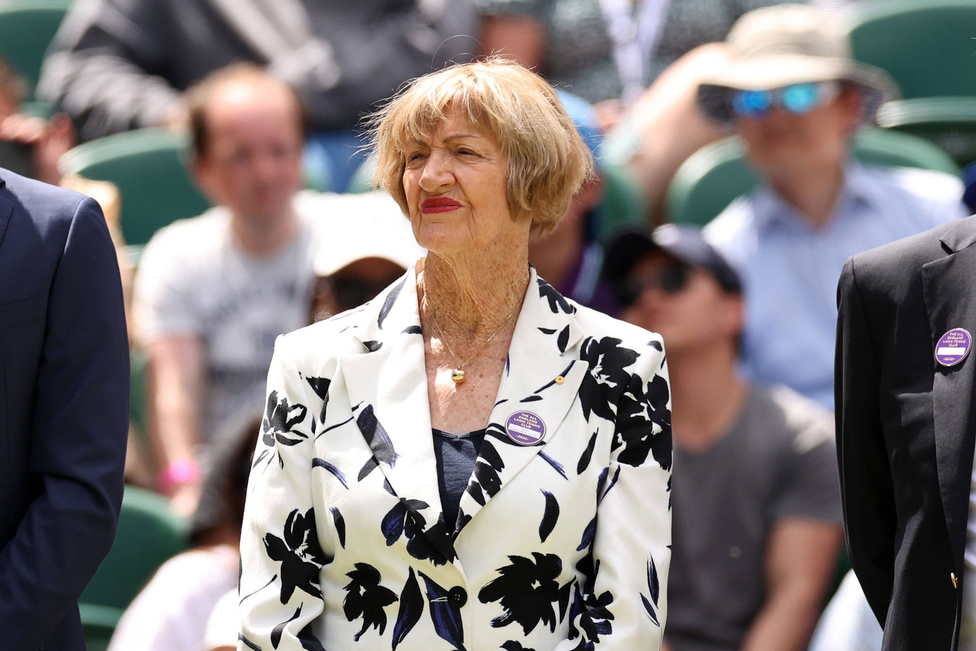 Giocatricedi Tennis Australiana Margaret Court Sfondo