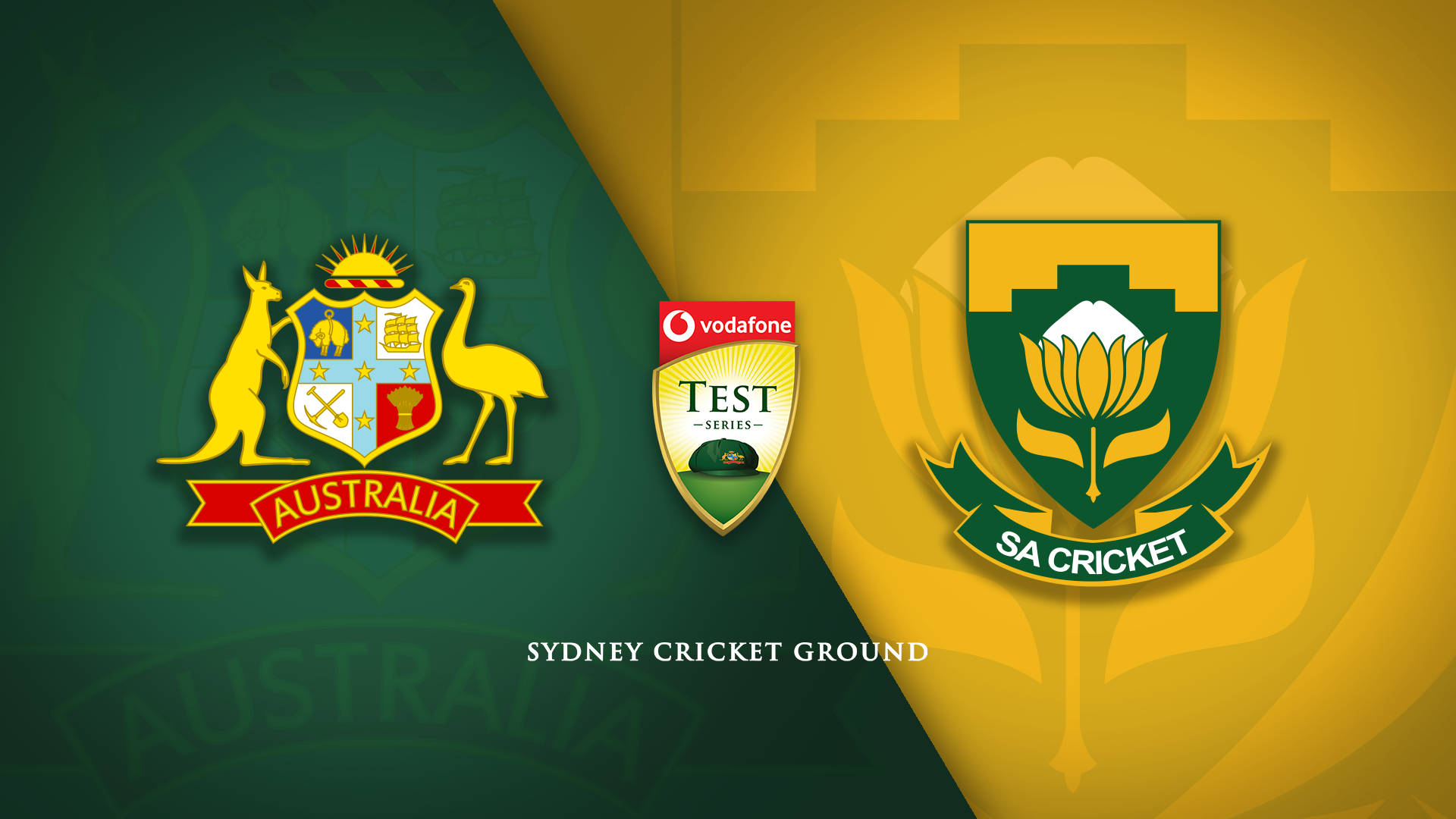 Australien Og Sydafrika Cricket Wallpaper