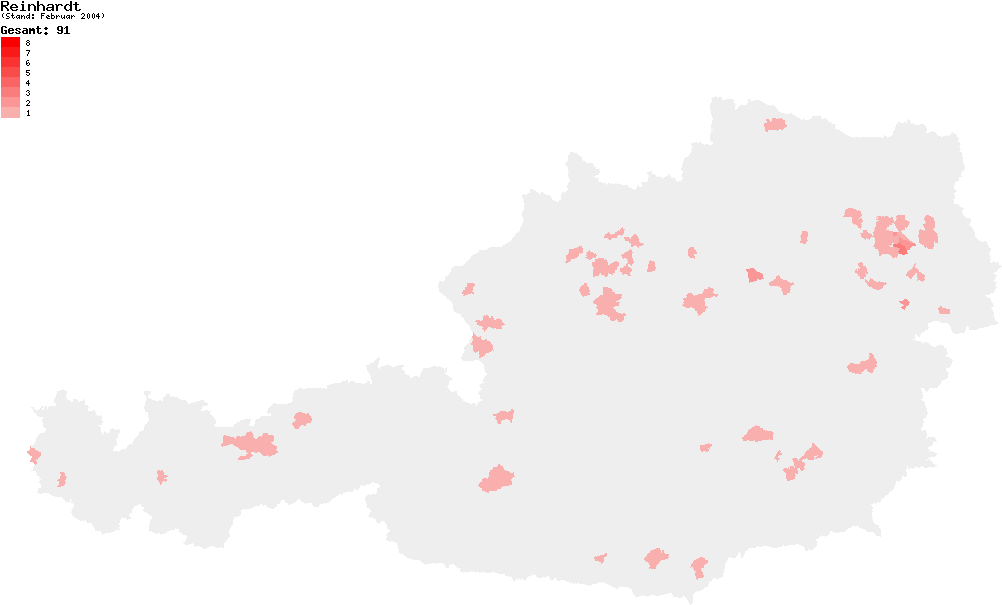Austria Reinhardt Index Map PNG