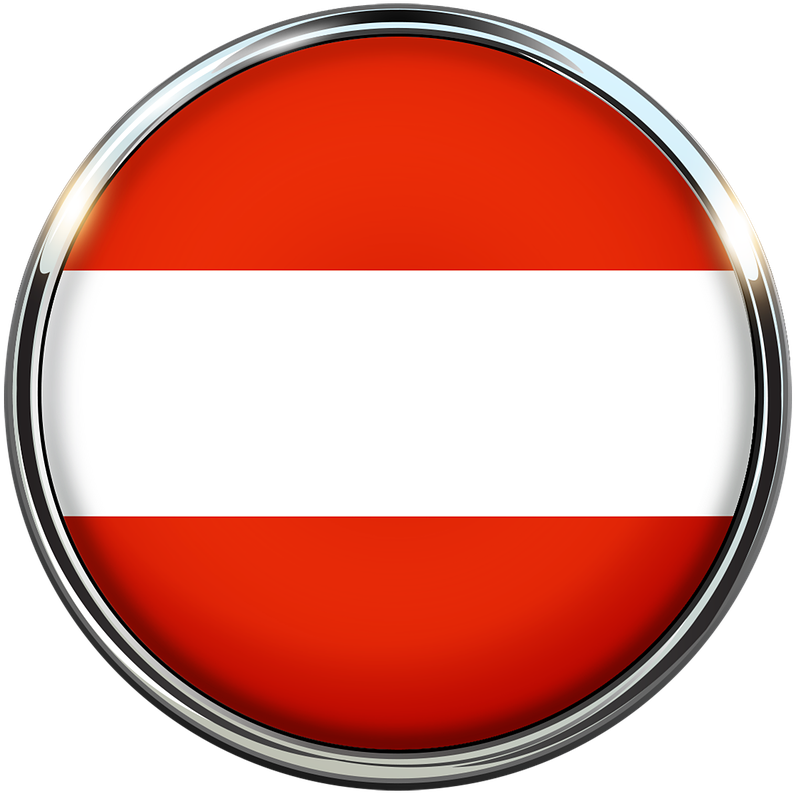 Austrian_ Flag_ Button PNG