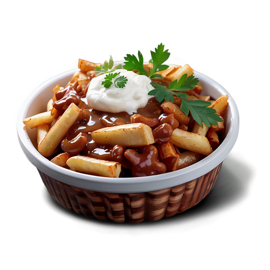 Authentic Quebec Style Poutine Png 37 PNG