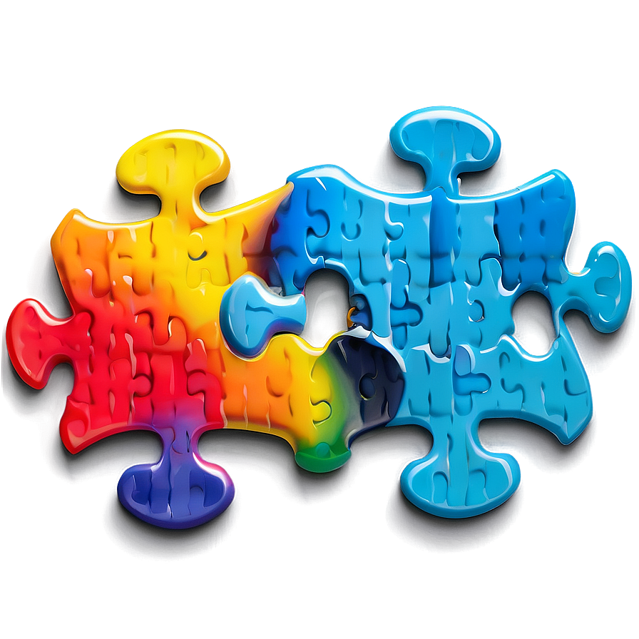 Autism Puzzle Piece A PNG