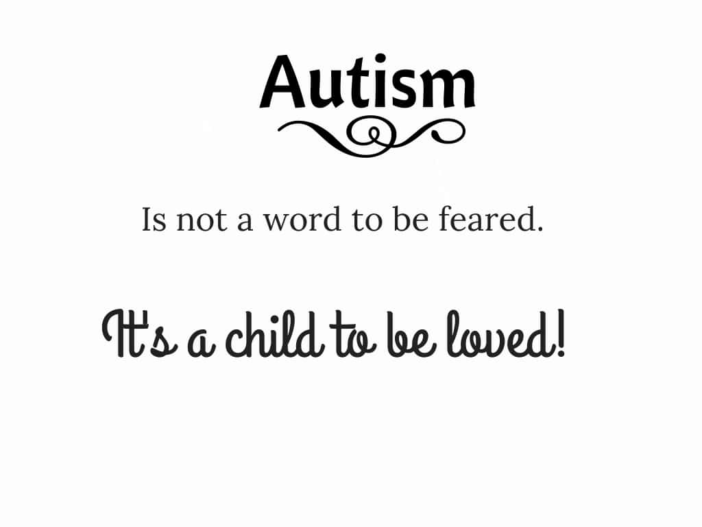 Autismär Ett Barn Att Älskas - (this Sentence Can Be Used As A Caption Or A Message On A Computer Or Mobile Wallpaper That Features A Child With Autism. The Message Conveys Love And Acceptance Towards Children With Autism.) Wallpaper