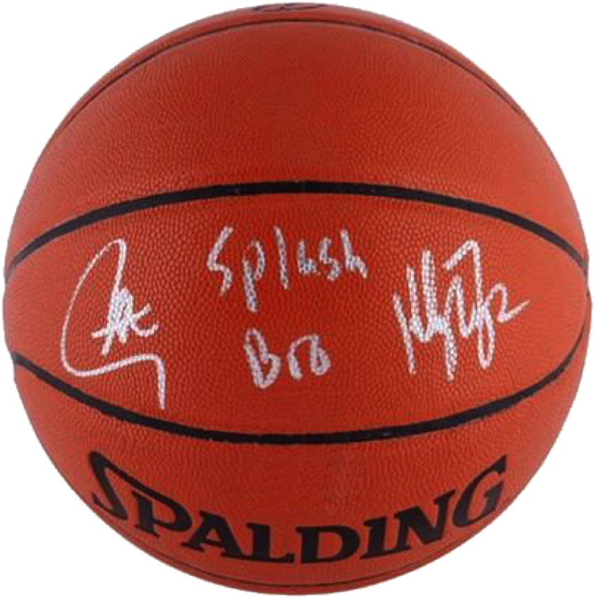 Autographed Basketball Splash Brothers PNG