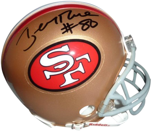 Autographed San Francisco49ers Helmet PNG
