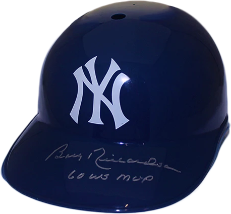 Autographed Yankees Baseball Helmet PNG