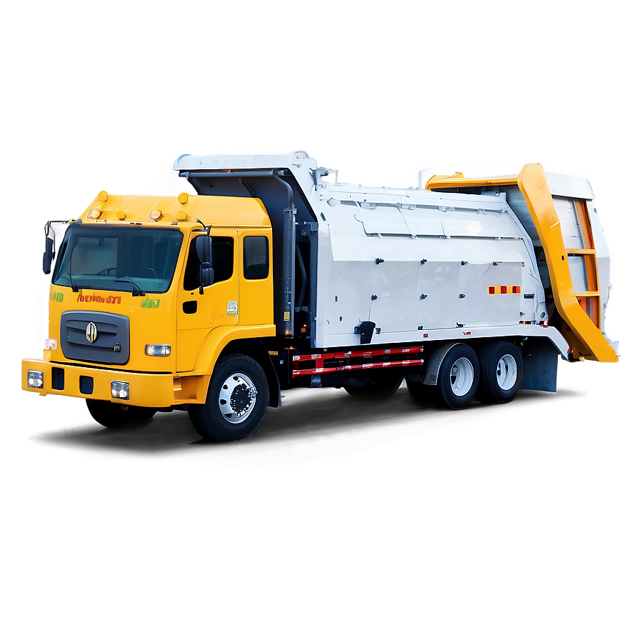 Automated Garbage Truck Png 06202024 PNG